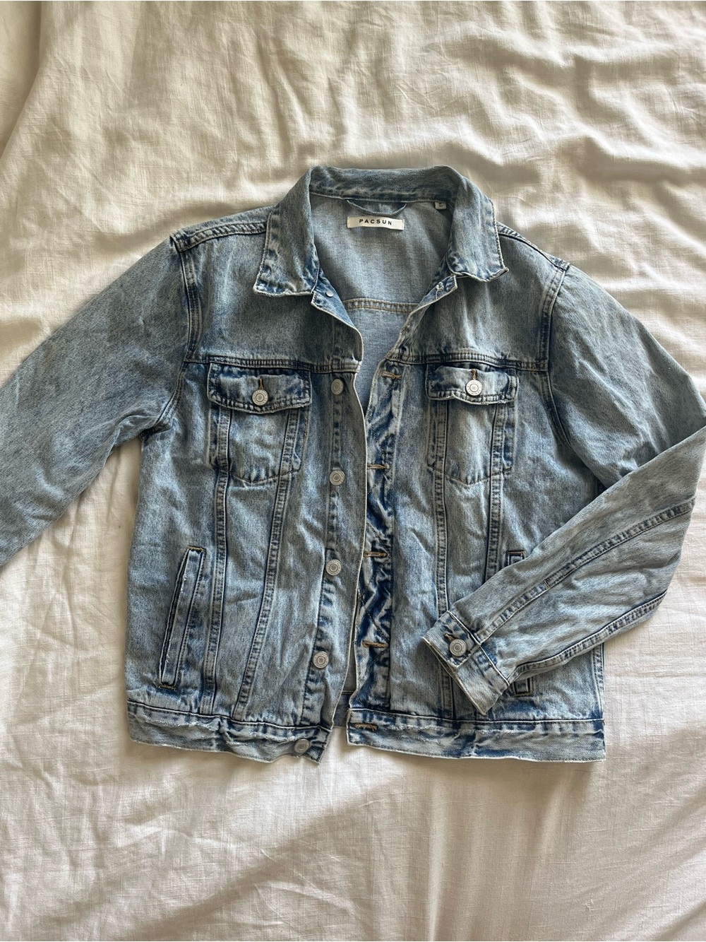 Men’s PacSun Light Wash Denim Jacket - M